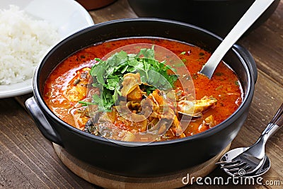 Moqueca, brazilian fish stew Stock Photo