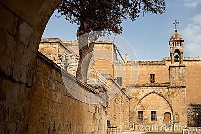 Mor Behnam Kirklar church in Mardin, Turkey Stock Photo