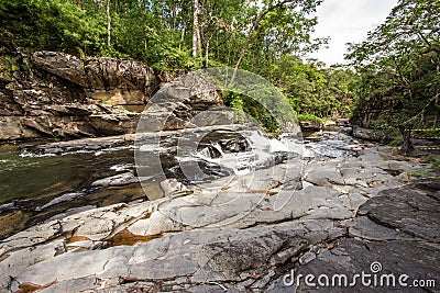 Morada do Sol waterfall in chapada do veadeiros Stock Photo