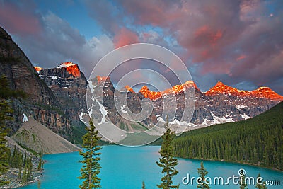 Moraine Lake Stock Photo