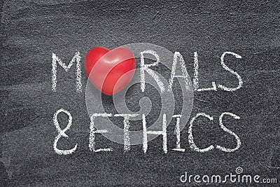 Morals and ethics heart Stock Photo
