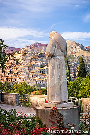 Morano Calabro, Italy in Autumn Stock Photo