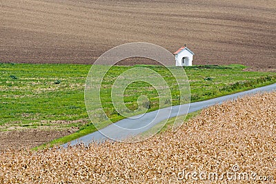 Moravian Fields. Stock Photo