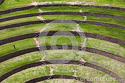 Moray Terraces Stock Photo