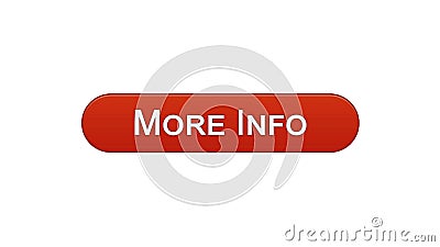 More info web interface button wine red color, internet site design, application Stock Photo