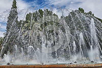 More than The Circular Plaza of Murcia Spain Stock Photo