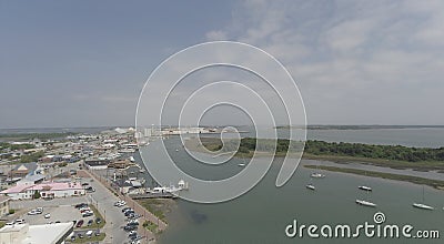 Morehead City Waterfront Stock Photo