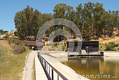 The Moret Park of Huelva Stock Photo