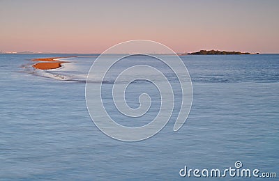 Moreton Bay sunrise Stock Photo