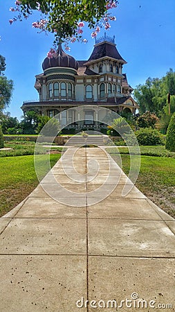 Morey Mansion - Redlands, California Stock Photo
