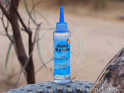 Morgan Blue Extra Dry Lube Editorial Stock Photo