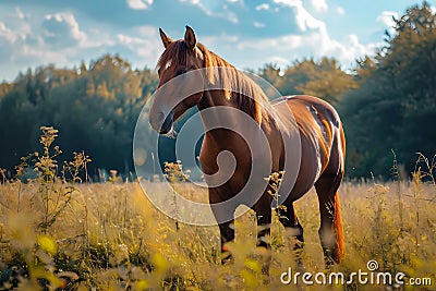 Morgan horse - United States Stock Photo