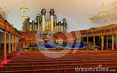 Mormon tabernacle Editorial Stock Photo