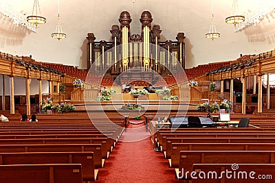 Mormon Tabernacle,Utah Stock Photo