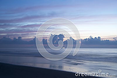 Morning at Beach in Florida Stock Photo