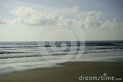 Morning at Beach in Florida Stock Photo