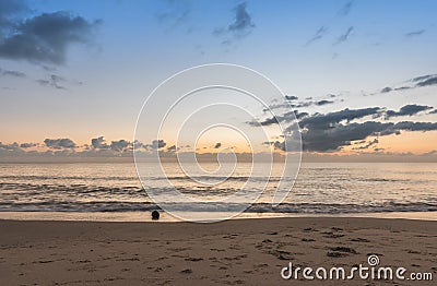 Morning beach Stock Photo