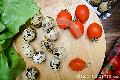 Morning breackfast ingredients Stock Photo