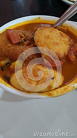 MORNING BREAKFAST FOOD IN INDIA Stock Photo