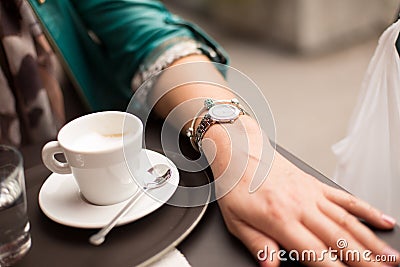 Morning cup of coffee Stock Photo