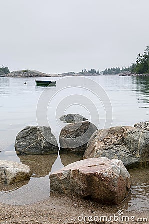 Morning on Lake Superior Stock Photo