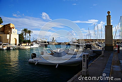 Morning at Portomaso Marina Editorial Stock Photo