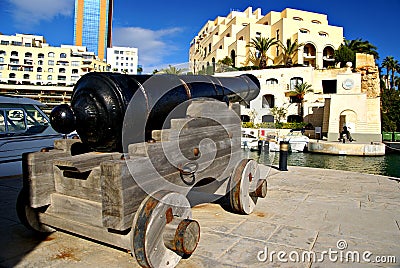 Morning at Portomaso Marina Editorial Stock Photo