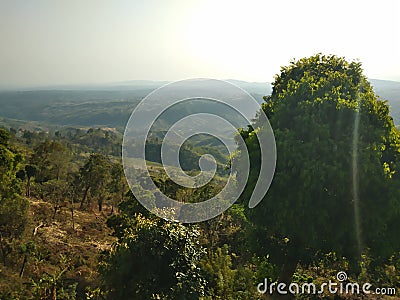 Morning on sajek konglak pahar Stock Photo