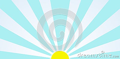 Morning Sun Graphic During Sunrise Clip Art Stock Photo