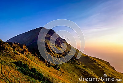 Mullayanagiri Peak, Chikmagalur Stock Photo