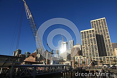 Skyline of San Francisco, United States Editorial Stock Photo