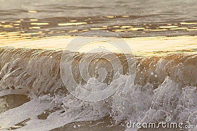 Morning waves Stock Photo