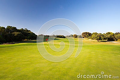 Mornington Peninsula Golf Course Stock Photo