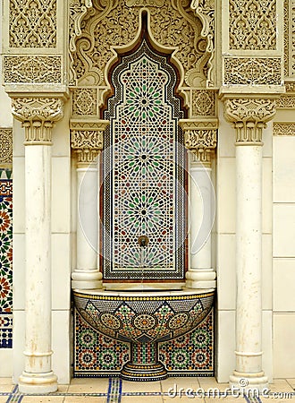 Moroccan Architecture Stock Photo