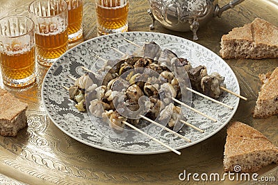 Moroccan Boulfaf for Eid Al-Adha Stock Photo