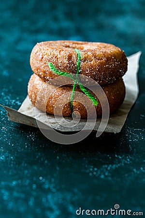 Moroccan Donuts / Maghrebi doughnut is Sfenj Pancake served in Morocco Stock Photo