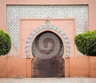 Moroccan door Stock Photo