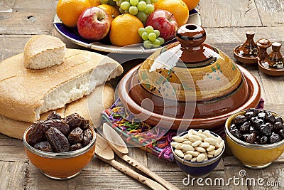 Moroccan food Stock Photo