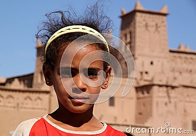 Moroccan girl Editorial Stock Photo