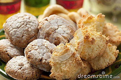 Moroccan homemade cookies Stock Photo