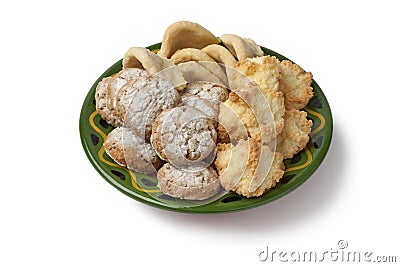 Moroccan homemade cookies Stock Photo