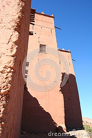 Moroccan kasbah Stock Photo