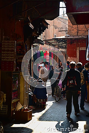 Moroccan lifestyle street market Editorial Stock Photo