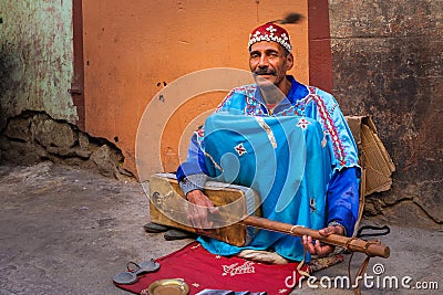 Moroccan musician Editorial Stock Photo