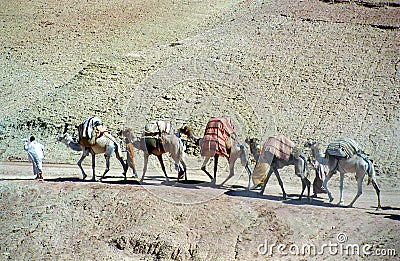 Moroccan pilgrims Stock Photo