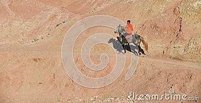 Moroccan rider Editorial Stock Photo