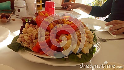 Moroccan salad Stock Photo