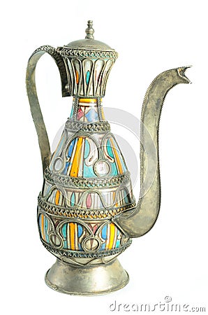 Moroccan teapot Stock Photo