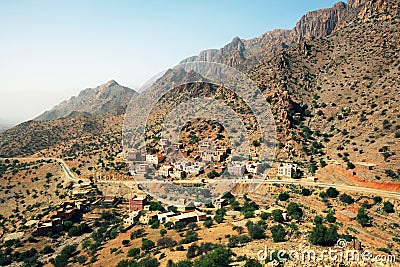 Moroccan village Stock Photo