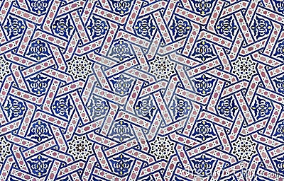 Moroccan Zellige tile Stock Photo